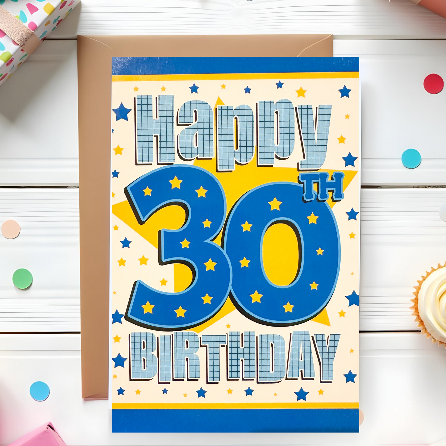 30th Male Birthday Card (7.5x5")