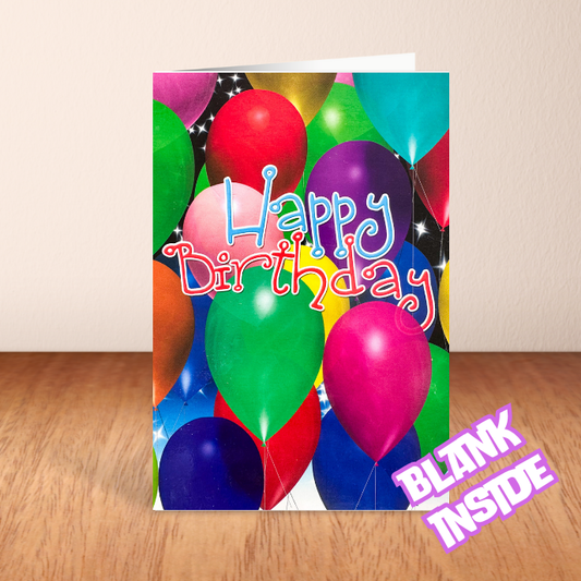 Happy Birthday Balloon Card