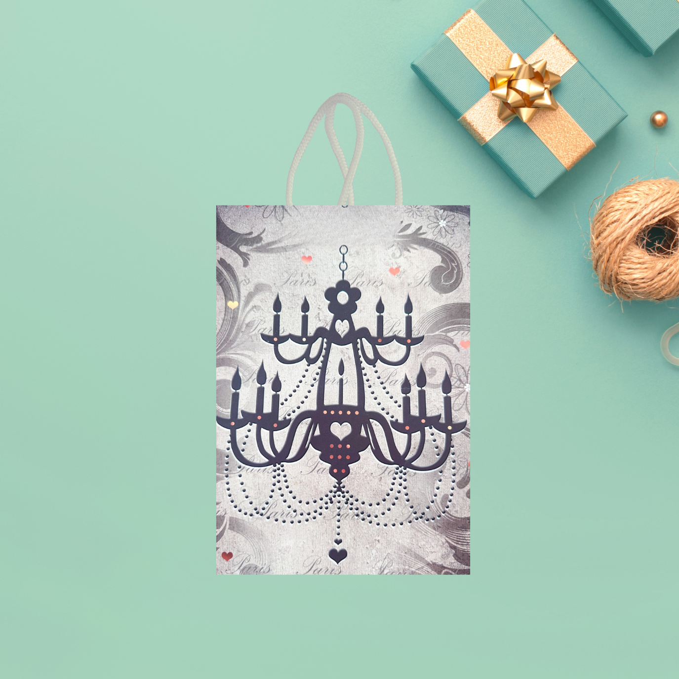 Vintage Chandelier Gift Bag