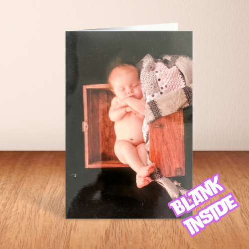 Little Treasure Baby BLANK Card (6x4")