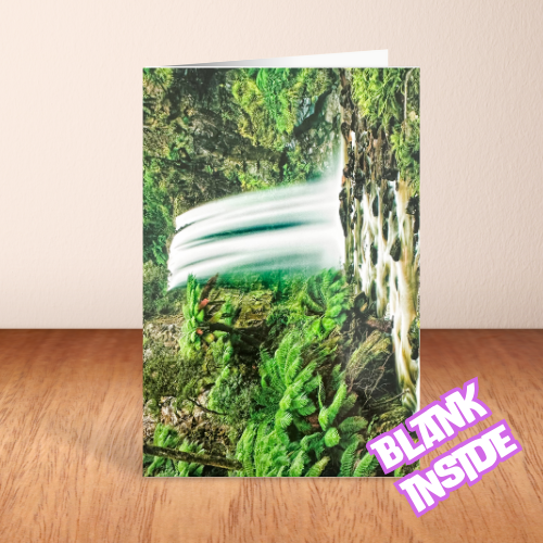 Hopetoun Falls The Otways VIC Photo BLANK Card (6x4")