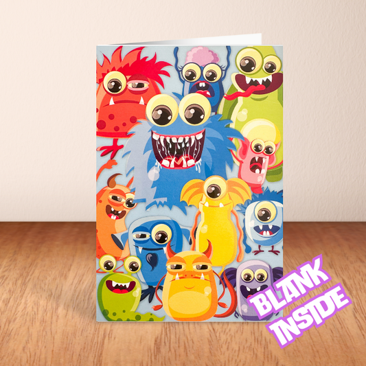 Monster Blank Card (6x4")