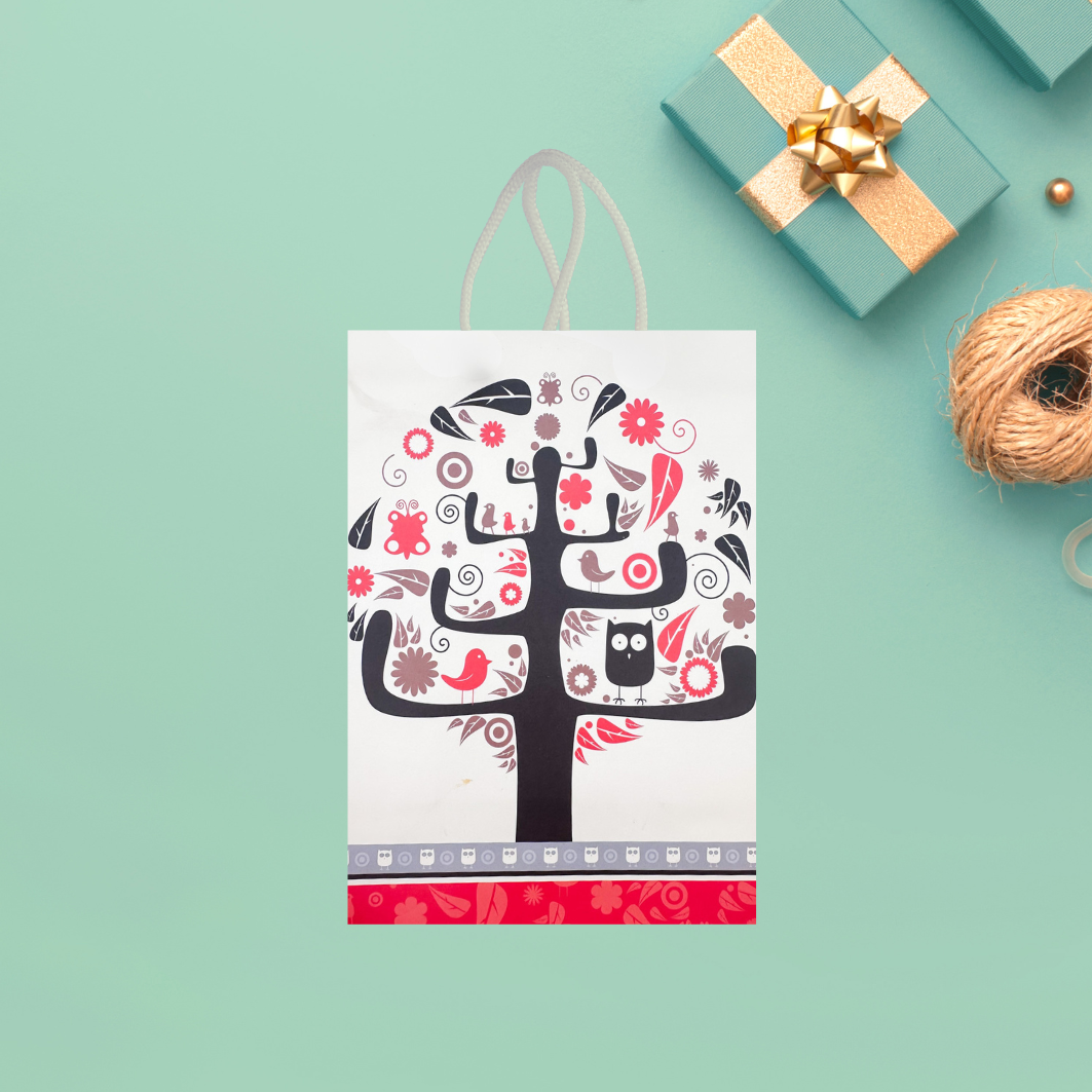Tangerine Tree Gift Bag