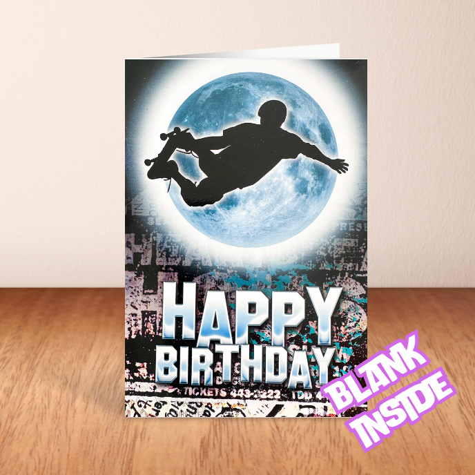 Happy Birthday Skater Blank (6x4)