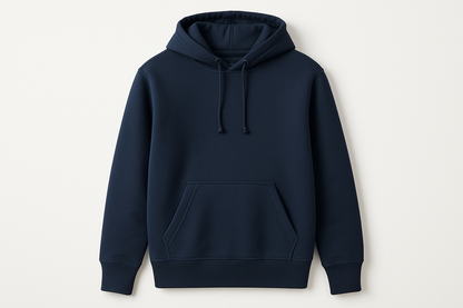 navy hoodie